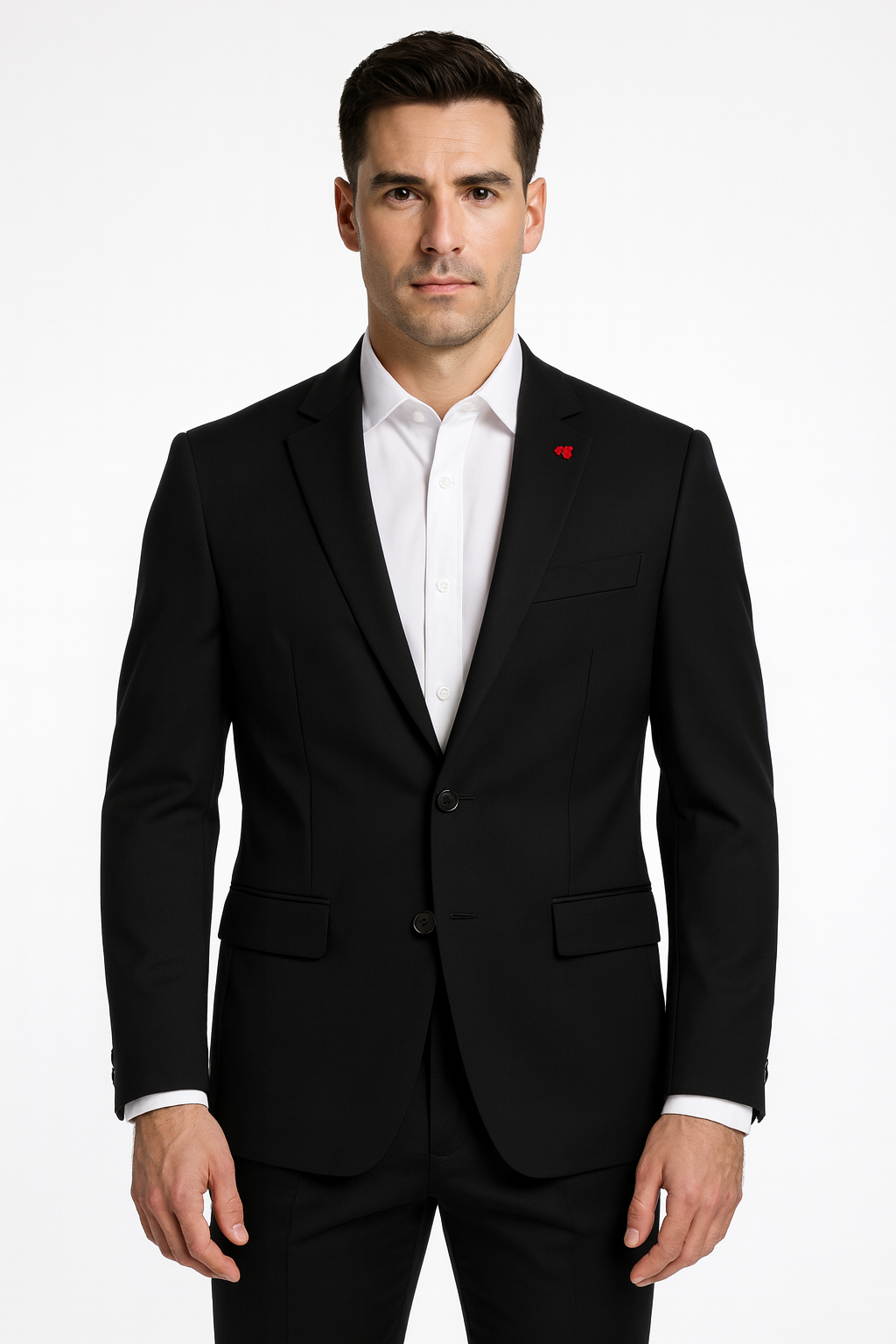 BLACK WOVEN SUIT