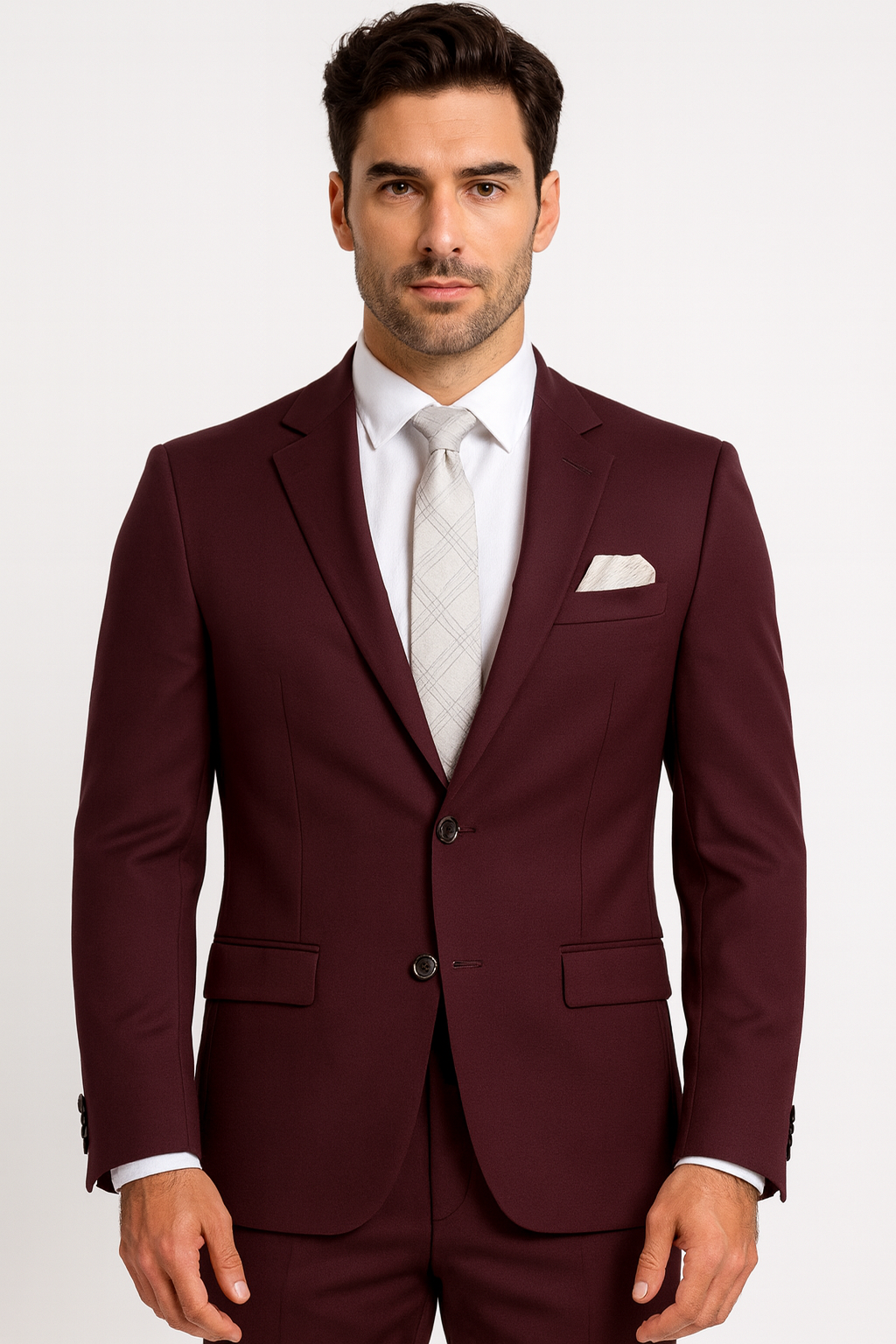 BURGUNDY SUIT