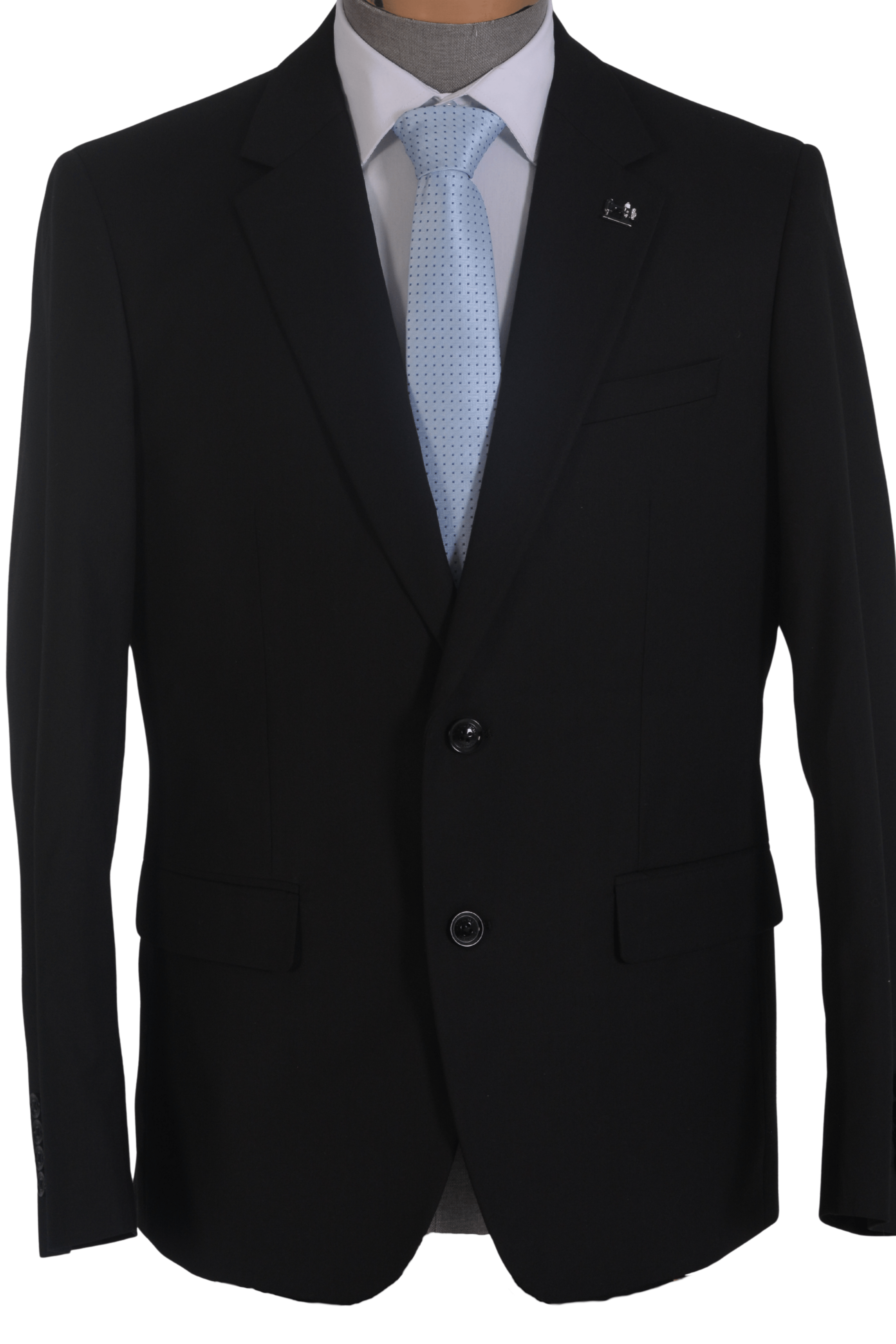 BLACK WOVEN SUIT