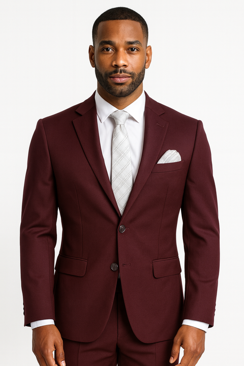 SEBASTIAN EGGPLANT SUIT