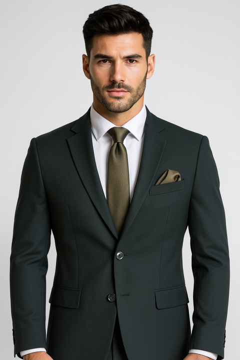 SEBASTIAN FOREST GREEN SUIT