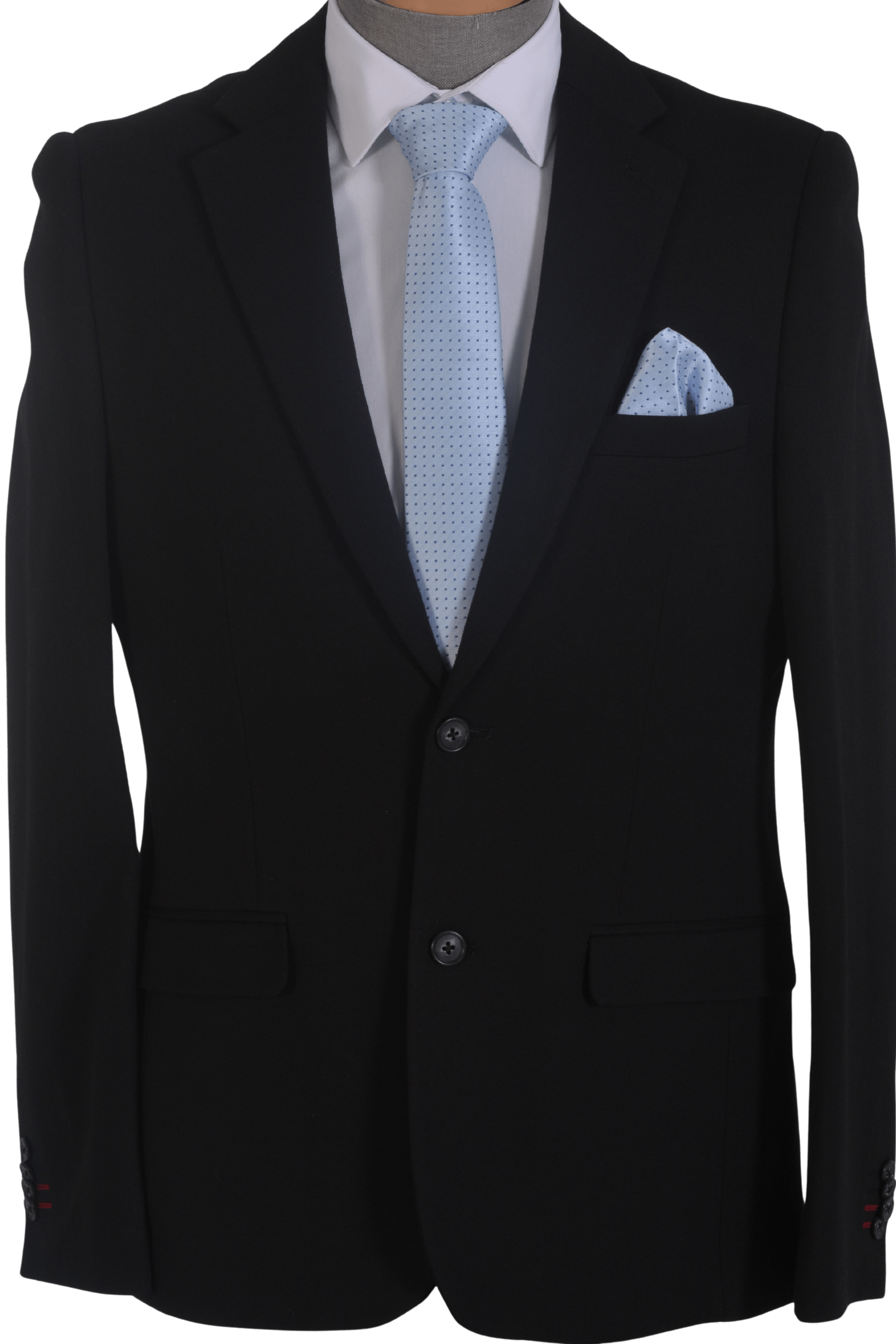 BLACK KNIT SUIT